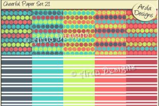 Cherishing Creativity: The Cheerful Paper Set 21 and Its 10 12x12 Inch Backing Papers