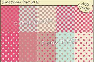 Cherry Blossom Paper Set 12