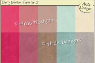 Cherry Blossom Paper Set 2: A Versatile Resource for Creative Professionals