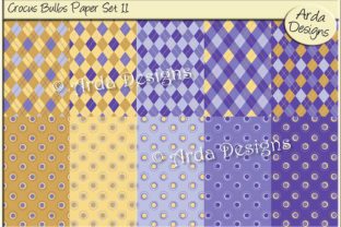 Crocus Bulbs Paper Set 11