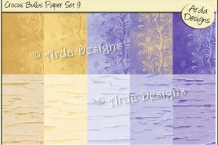 Crocus Bulbs Paper Set 9: A Versatile Resource for Creative Professionals