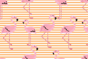 Flying Flamingo Pattern: A Modern Design Element for Creative and Practical Use