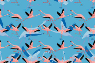 Flying Flamingo Pattern Summer: A Trend in Design and Creativity