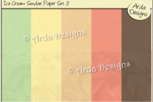 Ice Cream Sundae Paper Set 3: A Versatile Tool for Creative Professionals