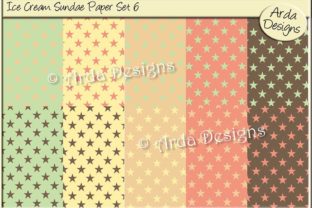 Ice Cream Sundae Paper Set 6: A Versatile Tool for Creativity and Organization