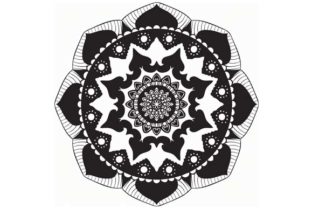 Mandala Vector Art Pattern Black 47: A Versatile Tool for Creative and Practical Workflows