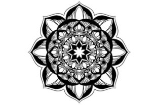 Mandala Vector Art Pattern Black 94: A Versatile Design for Creative Projects
