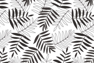 Seamless Floral Tropical Leaf Autumn