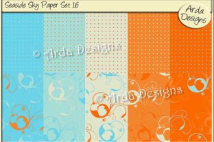 Seaside Sky Paper Set 16: Practical Backing Papers for Real-World Creative and Professional Workflows