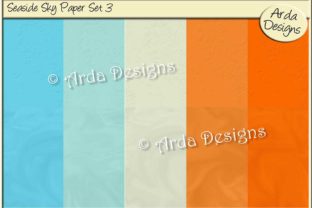 Seaside Sky Paper Set 3: Thoughtful Design Support for Crafters, Educators, and Small-Business Creators
